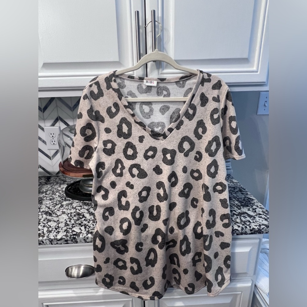 BiBi Leopard Print Top